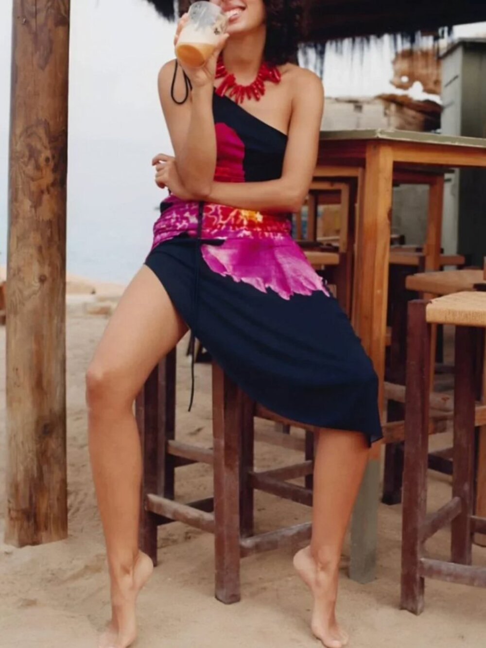 NWT Rat & Boa Pascala Maxi Dress - Black Iris Fuchsia Floral Cocktail Vacation